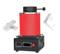 PMYIEXILA Horno de fusión de oro mejorado para el hogar de 2 a 3 kg, pantalla digital, kit de horno de fusión eléctrico, control de alta temperatura, precisión aplicable a estaño, cobre