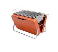 PNAJFUEL Pequeña Parrilla de Carbón para Barbacoa - Parrilla de Barbacoa Plegable - Paranic Al Aire Libre, Camping Y Barbacoas en el Jardín/Oran/30X22X22Cm