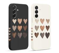 Pnakqil 2 Piezas Funda para Samsung Galaxy A36 6,64", Lindo Estética Amar Amor Dibujos Diseño Case TPU Fundas Ultrafina Proteger Caso con Cámara Suave Carcasa Silicona Protección Cover