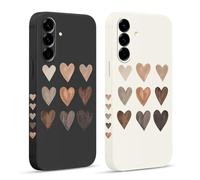 Pnakqil 2 Piezas Funda para Samsung Galaxy A56 6,7", Lindo Estética Amar Amor Dibujos Diseño Case TPU Fundas Ultrafina Proteger Caso con Cámara Suave Carcasa Silicona Protección Cover