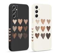 Pnakqil 2 Piezas Funda para Samsung Galaxy A57 6,7", Lindo Estética Amar Amor Dibujos Diseño Case TPU Fundas Ultrafina Proteger Caso con Cámara Suave Carcasa Silicona Protección Cover