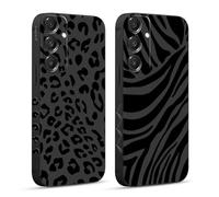 Pnakqil 2 Piezas Funda para Samsung Galaxy S26 Ultra 6,9", Animales Leopardo Cebra Dibujos Estética Estampado Diseño Carcasa Proteger Caso con Cámara Suave Fina Silicona Protección Cover Case