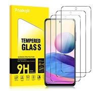 Pnakqil 3 Piezas Cristal Templado para Xiaomi Poco M3 Pro/Redmi Note 10 5G, 0,33 mm Ultrafina Protector Pantalla de Vidrio Película para Redmi Note 10 5G, Dureza 9H HD Protector,Resistente a Rayones