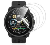 Pnakqil 4 Piezas Protector de Pantalla para Suunto Race S | Película TPU Flexible HD Clara [Anti-Arañazos, Impermeable, Sin Burbujas] | Cobertura Completa para Suunto Race S Smartwatch