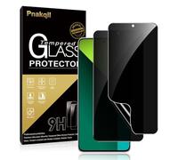 Pnakqil - Protector de pantalla antiespía para Xiaomi Redmi Note 13 Pro 5G/Poco X6 5G TPU protector de pantalla, sin burbujas, compatible con huellas dactilares, fácil instalación [no cristal]