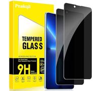Pnakqil Protector Pantalla de Privacidad para iPhone 13 Pro Max Cristal Templado,Vidrio Película Antiespia Anti-Spy,Dureza 9H Antiarañazos Sin Burbujas Privacy Screen Protector,2 Unidades
