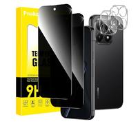Pnakqil Protector Pantalla de Privacidad para Xiaomi 15T 5G/15T Pro con Protectora Camara, Antiespia Cristal Templado, Anti-Spy Vidrio Screen con Cámara Pelicula, Película Privacy 28°, 2 Paquetes