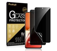 Pnakqil Protector pantalla privacidad para OPPO Reno 12 FS/12F 5G/4G, 2 Piezas TPU Cristal Vidrio Templado Antiespia, HD Anti Arañazos Sin Burbujas Película Protectora para OPPO Reno 12F 5G/4G