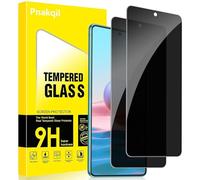 Pnakqil Protector Pantalla Privacidad para Xiaomi Redmi Note 10 5G/Poco M3 Pro Cristal Templado,Vidrio Película Antiespia Anti-Spy,Dureza 9H Antiarañazos Sin Burbujas Privacy Screen Protector,2 Piezas