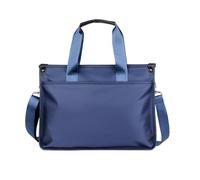 PNAWLLCF Bolso de Mano de Gran Capacidad for Hombre, Bandolera Multifuncional Horizontal de Negocios y Ocio, Bolso de Ordenador for Hombre(BLU)
