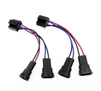 PNBVW 1 par de adaptador de arnés de cables H4 a H11, conector de cable de conversión de bombilla de faro de coche, adaptador de enchufe de haz doble, accesorios for coche