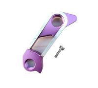 PNBVW 1 pieza de patilla de cambio de bicicleta for M/e/r/i/d/a #68 R/e/a/c/t/o S/c/u/l/t/u/r//a E/n/d/u/r/a/n/c/e D/i/s/c S/r/a/m 67, gancho de puntera de cambio de bicicleta de carbono(1PC purple ha