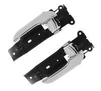PNBVW 2 manijas interiores de puerta de coche delanteras izquierda y derecha cromadas negras for K//i//a S//e//d//o//n//a EX LX 2002 2003 2004 2005, 0K53B59330 0K53B58330