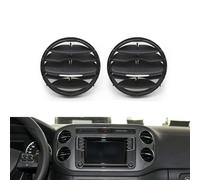 PNBVW 2 piezas de rejilla de ventilación de aire acondicionado delantera y trasera for VW V//olkswage//n Tiguan 2010 2011 2012 2013 2014-2017(Middle)