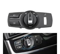 PNBVW LHD RHD lámpara de faro botón giratorio cubierta de interruptor de luz antiniebla embellecedor de Panel for BB/M/W 5 5GT 6 7 X3 X4 Series F10 F11 F07 F06 F01 F25 F26(Button B 4pcs set)