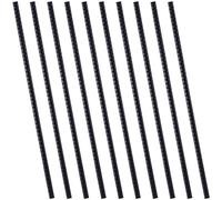 Pndeyo 10 tiras de dientes para diadema, antideslizantes, autoadhesivas, para el cabello, dientes de aro de silicona para mujeres y niñas, accesorios para el cabello, manualidades, color negro