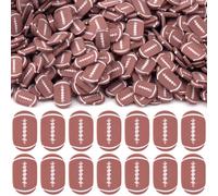 Pndeyo - Rodajas de arcilla polimérica de fútbol de 40 g, mini cuentas de arcilla polimérica, accesorios de cuentas de fútbol para bricolaje, joyería, decoraciones deportivas hechas a mano, color