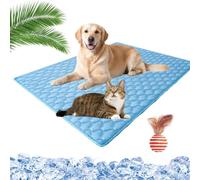 Pnedeodm Dog Cooling Mat - Breathable Pet Cooling Mat for Dogs and Cats, Washable Dog Cool Mat for Indoor, Outdoor, Crate, and Travel, Non-Slip Cooling Pad (S(40 * 30CM))