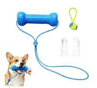 Pnedeodm Dual-Action Canine Dental Prop, Teeth Cleaning Tools, Dog Toothbrush & Chew Toys for Aggressive Chewers, Dental Mouth Opener for Small Medium Large Dogs (1Pc)