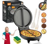 Pnedeodm Dual-Zone Electric Omelette Maker, 2026 New Omlet Pan Nonstick with Non Stick Coating, Automatic Family Double-Sided Size Fried Egg Maker with Anti-Slip Base & Cool-Touch Handle