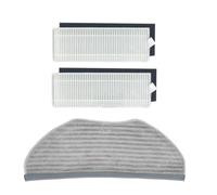 PNESHGTT Accesorios compatibles con XIAOMI MIJIA G1 MJSTG1 Mi Robot Vacuum-Mop Essential Cleaner Cubierta del Cepillo Rodillo Principal Filtro HEPA Paño de fregona(Kit 3)