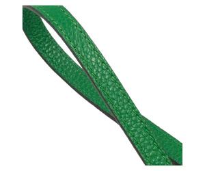 PNESHGTT Compatible con Bolso de Mano, Correa muñeca, Hebilla, asa Cuero for cámara(Green,Handle Gold)