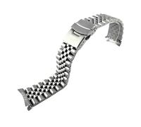 PNESHGTT Compatible con Casio Duro Swordfish MDV-106/MDV-107 - Correa de repuesto buceo acero inoxidable lujo 22 mm(Silvery 5,22mm no logo)