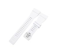 PNESHGTT Compatible con Casio GBA-800UC-2 GBA-800-7 GBD-800 Correa de resina for reloj electrónico Negro Blanco Neblina Azul Amarillo Verde militar(White)