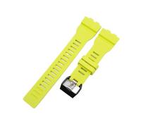 PNESHGTT Compatible con Casio GBA-800UC-2 GBA-800-7 GBD-800 Correa de resina for reloj electrónico Negro Blanco Neblina Azul Amarillo Verde militar(Yellow)