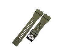 PNESHGTT Compatible con Casio GBA-800UC-2 GBA-800-7 GBD-800 Correa de resina for reloj electrónico Negro Blanco Neblina Azul Amarillo Verde militar(Army green)