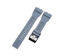 PNESHGTT Compatible con Casio GBA-800UC-2 GBA-800-7 GBD-800 Correa de resina for reloj electrónico Negro Blanco Neblina Azul Amarillo Verde militar(Haze Blue)