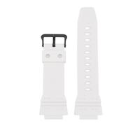 PNESHGTT Compatible con correa de reloj Casio AE-1500WH DW-291/W-737/WS-1500 WS-1400 A158/159 Resina Caucho Hombres(White)