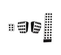 PNESHGTT Compatible con pedales Benz W126 1981-1991 W463 2002-2019 LHD, cubierta de pedal, almohadilla, accesorios interiores(MT with little brake)