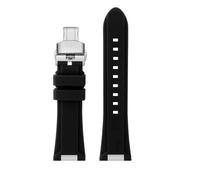 PNESHGTT Compatible con pulsera Tissot PRX Super Player serie T137.407/410, piezas integradas, correa de reloj liberación rápida Metal(Black-butterfly)