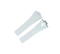 PNESHGTT Compatible con relojes Tissot PRX T137.407/T137.410 Super Player 35 mm 40 Hebilla de resorte liberación rápida 11 12 FKM(White,12MM_BLACK BUCKLE)