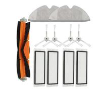 PNESHGTT Compatible con Xiaomi Mi Robot Aspirador 1 / 1S SDJQR01RR SDJQR02RR SDJQR03RR E2 E3 E4 E5 S4 MAX S5 Filtro de Cepillo Lateral Principal(Set F)