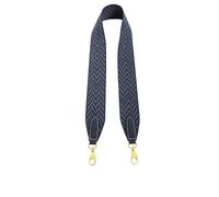 PNESHGTT Correa de cincha 5 cm Ancho, Bandolera un Solo Hombro Estilo Cuadros versátil, Compatible con(Navy Blue White Gold,95cm)