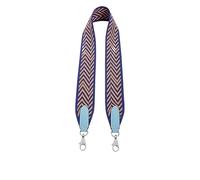 PNESHGTT Correa de cincha 5 cm Ancho, Bandolera un Solo Hombro Estilo Cuadros versátil, Compatible con(Dark Blue White SI,95cm)