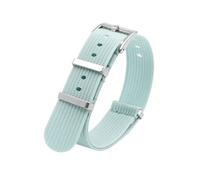 PNESHGTT Correa de nailon 18 mm, 20, 22 y 24 compatible con Omega, correa deportiva universal resistente al agua for hombre, compatible pulsera repuesto(Lake blue,22mm)