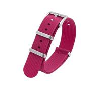 PNESHGTT Correa de nailon 18 mm, 20, 22 y 24 compatible con Omega, correa deportiva universal resistente al agua for hombre, compatible pulsera repuesto(Wine red,24mm)