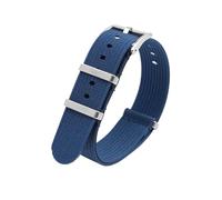 PNESHGTT Correa de nailon 18 mm, 20, 22 y 24 compatible con Omega, correa deportiva universal resistente al agua for hombre, compatible pulsera repuesto(Royal blue,20mm)
