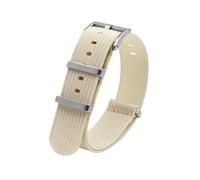 PNESHGTT Correa de nailon compatible con Omega 18 mm, 20, 22 y 24 compatible relojes casuales deportivos militares(Khaki,22mm)