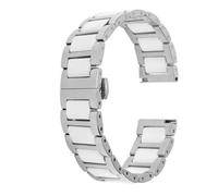 PNESHGTT Correa de reloj buceo acero inoxidable y pulsera cerámica, Compatible con DW Fossil FIYTA Casio GEYA 12/14/16/18/19/20mm(03,18mm)