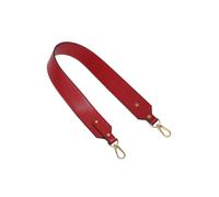 PNESHGTT Correa for Bolso de Hombro PU Multicolor Lujo, Corta y Ancha, 4 x 65 cm, Estilo versátil, for Llevar Debajo del Brazo, Compatible con Mujeres(Red,Gold Buckle 5 Pieces)
