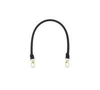 PNESHGTT Modelo 30, Correa de Cuero Vaca for axila y Hombro, Bolsa Almohada con modificación, Accesorio Cruzado único Compatible Bolsos 20 25(Black Gold 70CM)