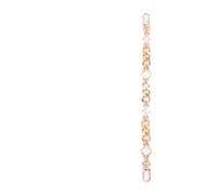 PNESHGTT Modelo 30, Correa de Cuero Vaca for axila y Hombro, Bolsa Almohada con modificación, Accesorio Cruzado único Compatible Bolsos 20 25(Straight Gold 30cm)