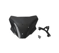 PNESHGTT Parabrisas Delantero AA Compatible con MT-07 MT07 GEN4 2025-2026 Sports Touring Motocicleta Visera aerodinámica Deflector de Viento(Carbon Fiber Pattern)