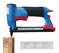 Pneumatic Brad Nailer | 4-8bar Heavy- Brad Stapler with 3600 Nails | Finishing Nailer | for Framing Trim Installation Baseboards Making Upholstery Flooring Fencing Concrete Work