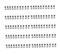 Pneumatic Flow Control Valve 1.0Mpa M5 X 0.8 | 100Pcs Quick Connector for Pneumatic Cylinder Speed Control/Automation Equipment | Adjustable Throttle Valve with Manual Control