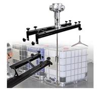 Pneumatic Mixer, Agitator, Tank Mixer Machine 1/2H P 3/4H P 1H P, Paint Stirring Machine Bracket Air Agitator Paint Mix Tool Large5Cylinders(Large5Cylinders)